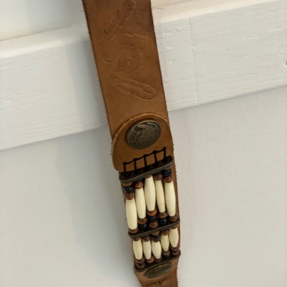 Handmade Indigenous Belt (excellent quality) 34 Waist - Picture 1 of 4